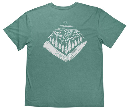 Heather Forest T-Shirt Back View