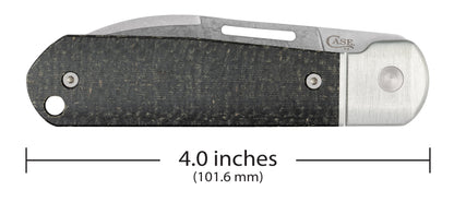 Smooth Black Burlap Micarta® Highbanks® Dimensions