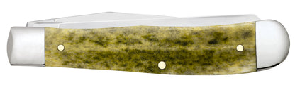 U.S. Army Embellished Smooth Olive Green Bone Trapper closed.