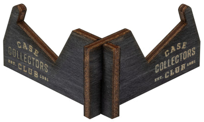 Front shot of CCC® Black Wooden Knife Stands
