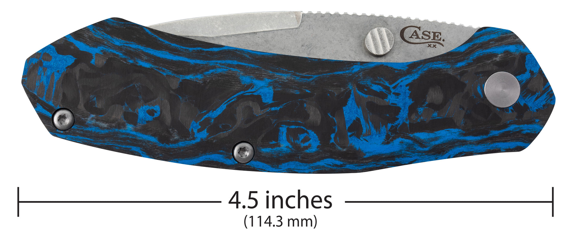 Blue and Black Carbon Fiber Westline® Dimensions