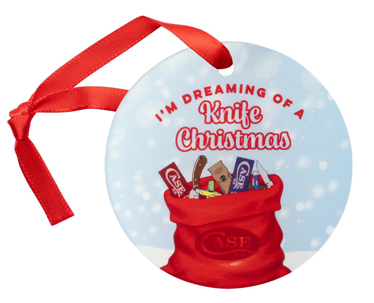 Front view of CCC® 2025 Christmas Ornament