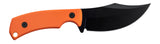 Orange Textured G-10 with Hunter CT3 Back View