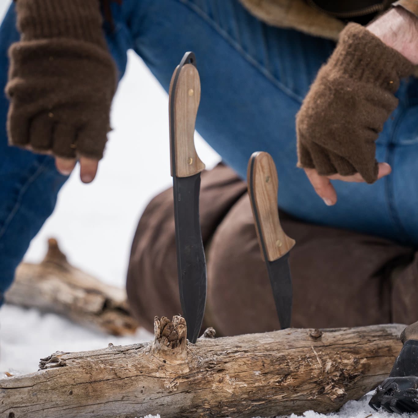 Laramy Miller Smooth Natural Micarta® Sasquatch Skinner Outdoors