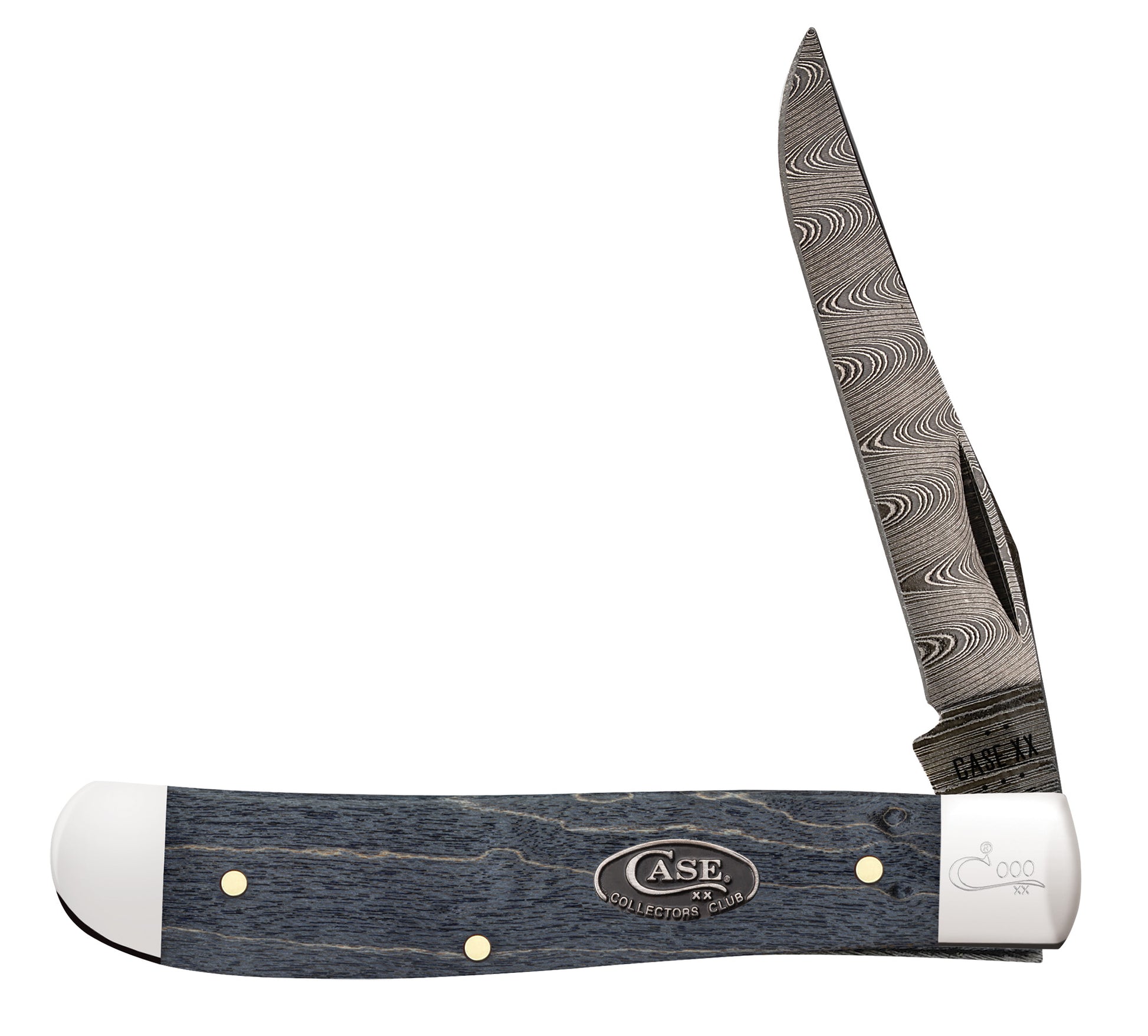 Front View of CCC® Gray Birdseye Maple Mini Trapper
