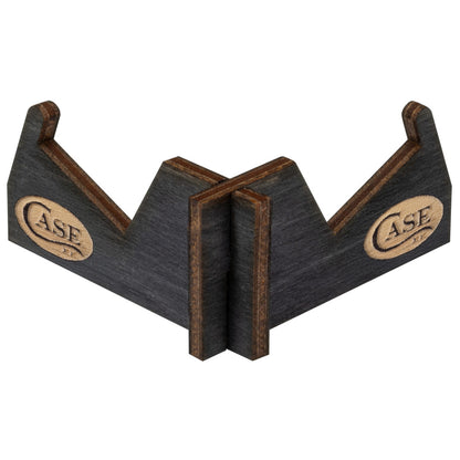Front shot of Black Wooden Knife Stands (pack of 5)