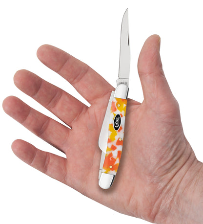 Smooth Candy Corn Kirinite® Medium Stockman in hand.