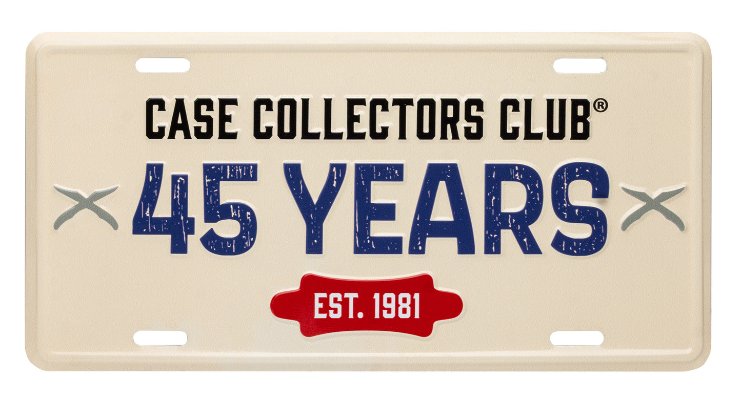 Front Image of CCC® 45th Anniversary License Plate