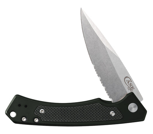 OD Green Anodized Aluminum with Black G10 Inlay Marilla® open