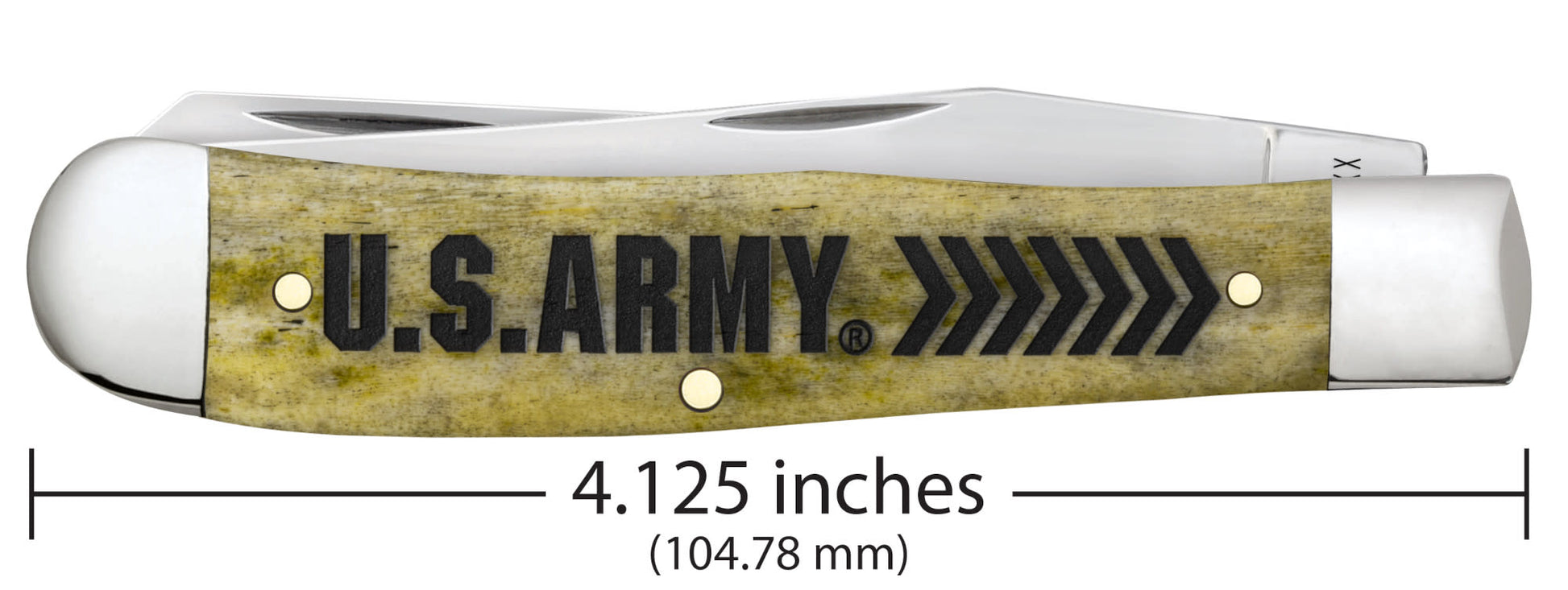 U.S. Army Embellished Smooth Olive Green Bone Trapper dimensions.