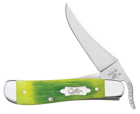 Barnboard Jig Lime Green Bone RussLock® front view.