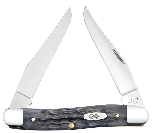 Case® | Crandall Jig Pocket Worn® Gray Bone Muskrat – caseknives.com