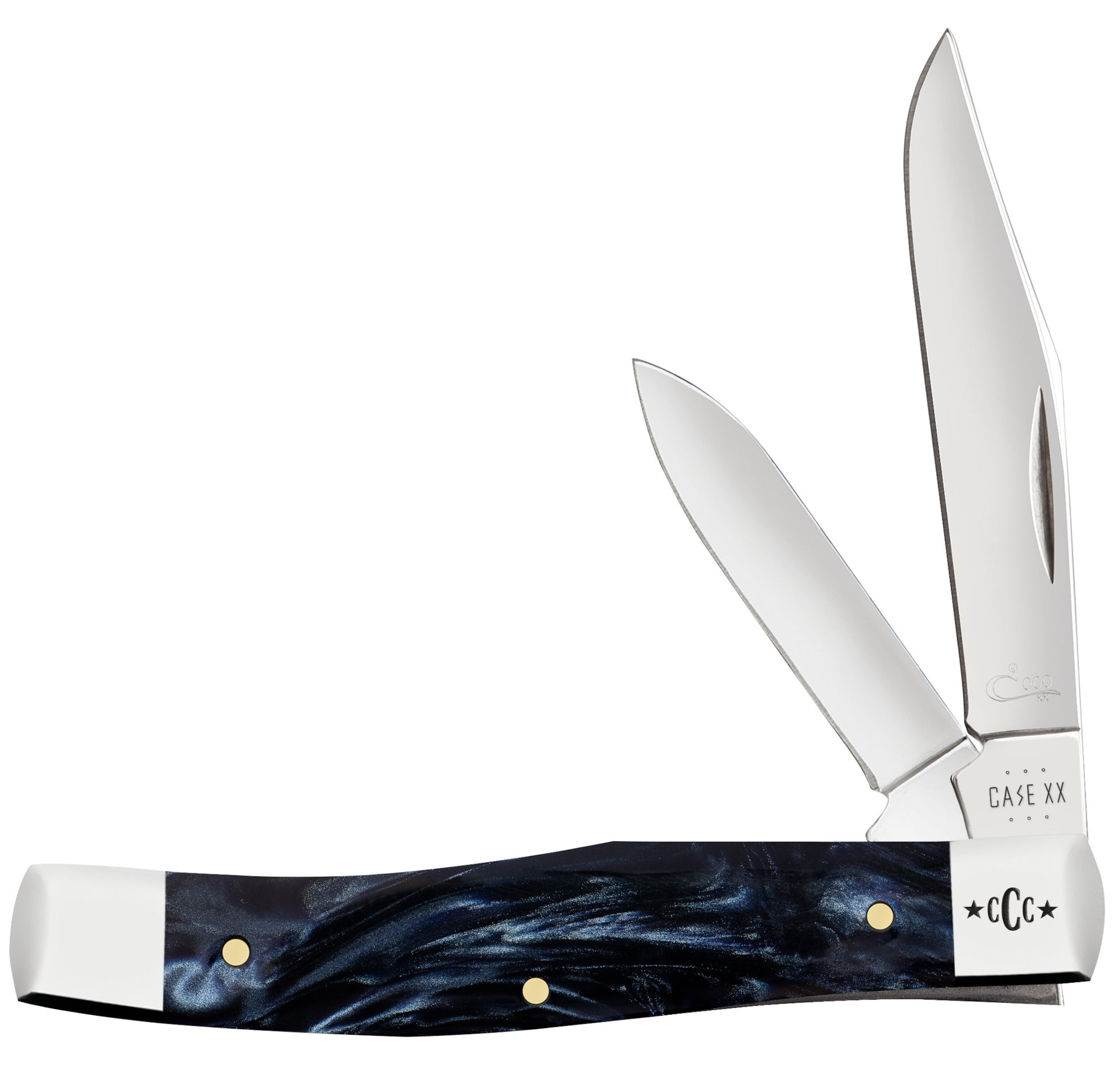 Smooth Blue Smoke Kirinite® Medium Texas Jack Front View