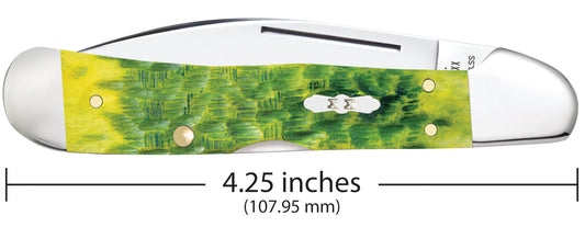 Peach Seed Jig Green Apple Bone CopperLock® dimensions.