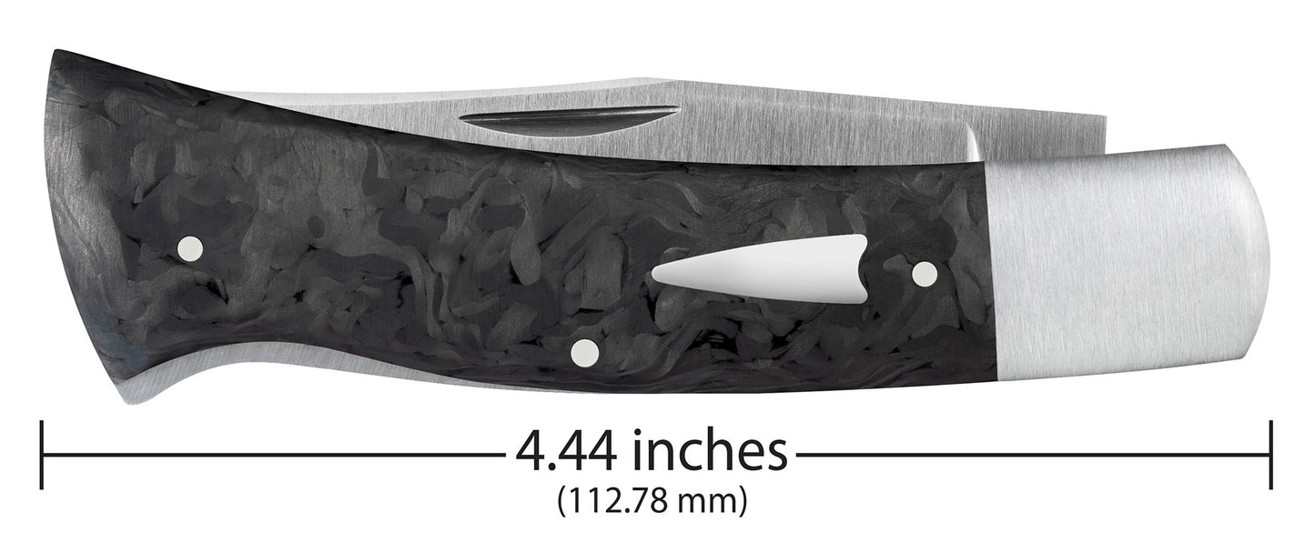 Bill Ruple x Case Axe Handle™ Marbled Black Carbon Fiber dimensions.