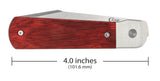 Smooth Rosewood Longhouse™ Dimensions