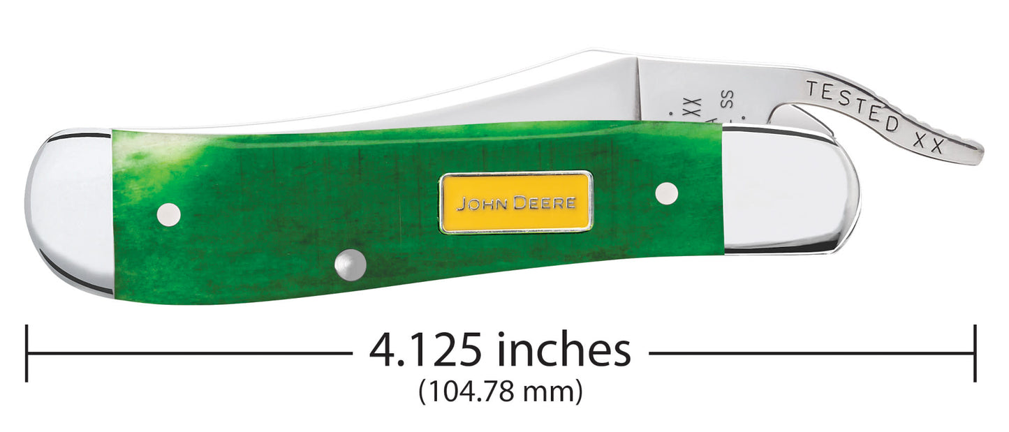 John Deere Sawcut Jig Green Bone RussLock® dimensions.