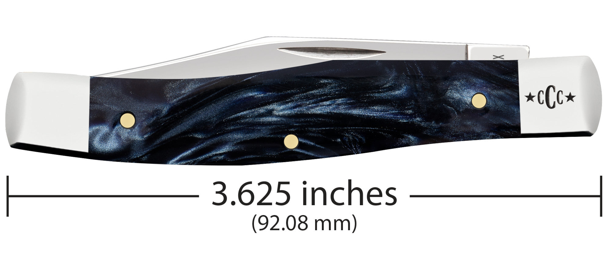 CCC® | Smooth Blue Smoke Kirinite® Medium Texas Jack – caseknives.com