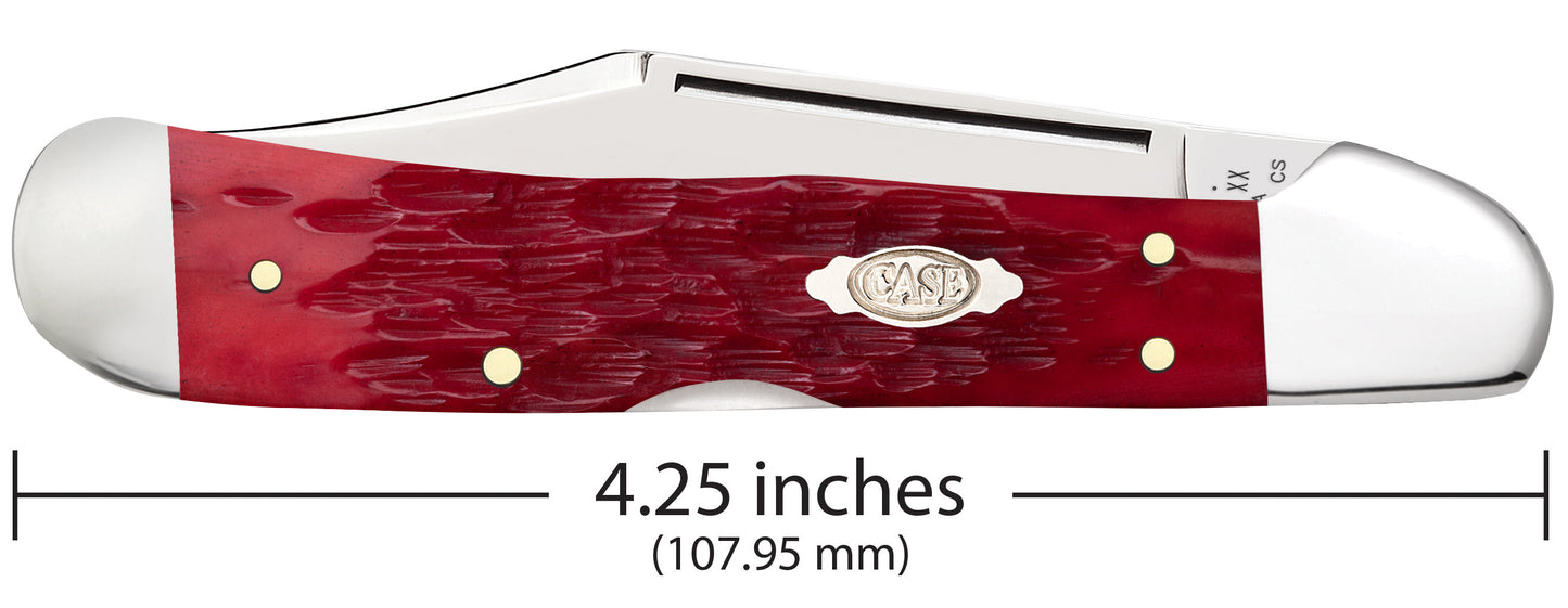 Peach Seed Jig Dark Red Bone CS CopperLock® Dimensions