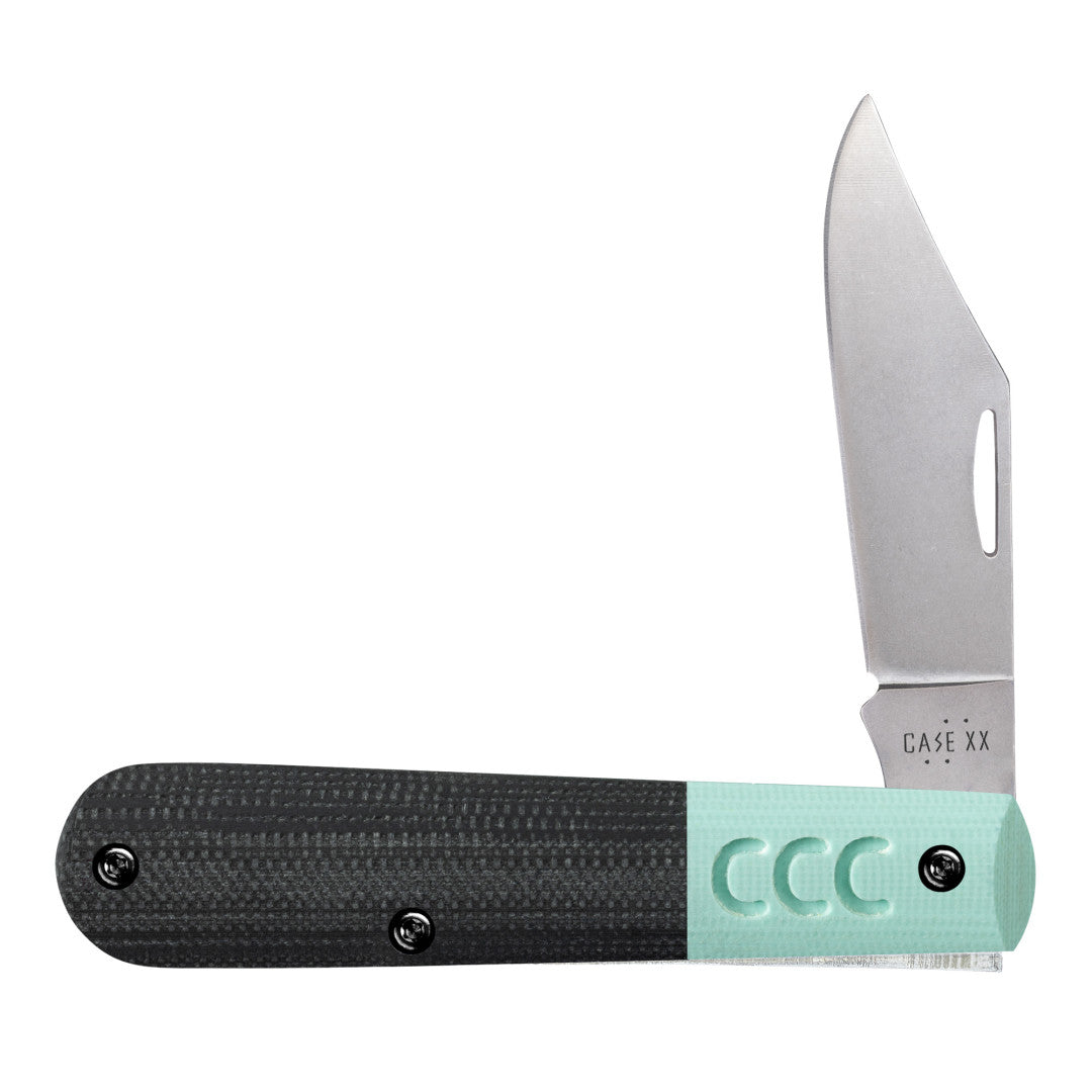 CCC® Black and Teal G-10 Crossroads Barlow Front View