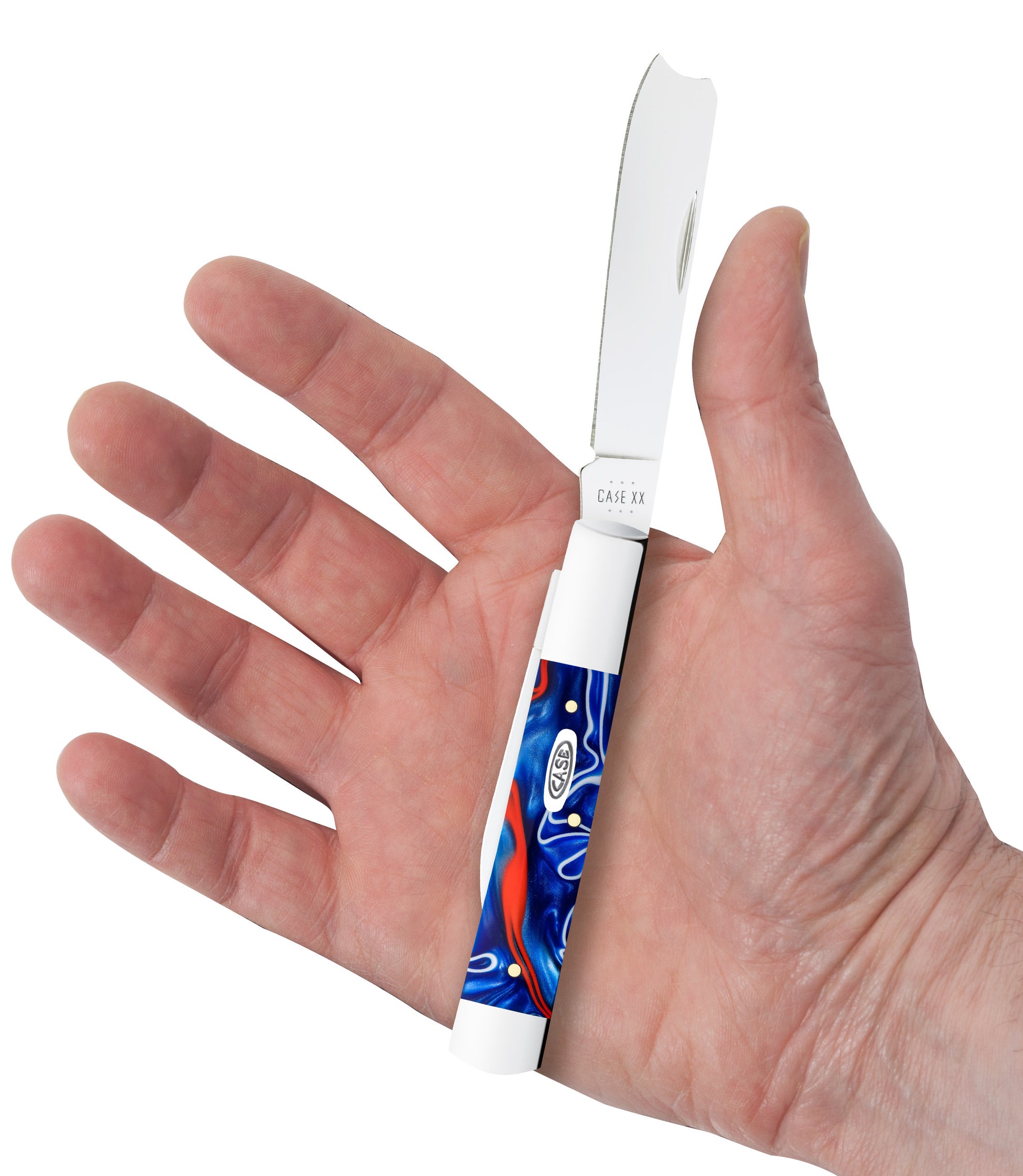 Smooth Patriotic Kirinite® Razor In Hand