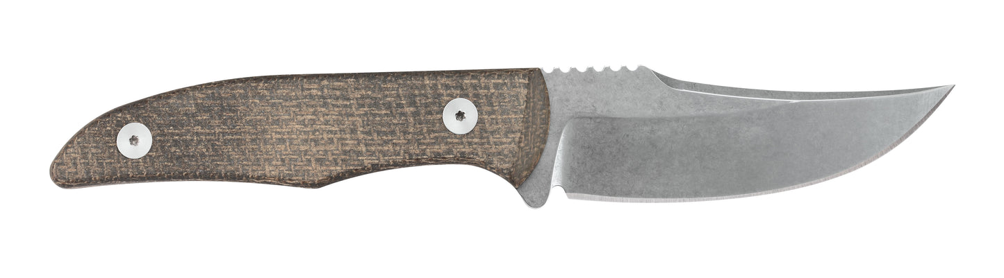 OD Green Burlap Micarta® Hunter CT1 Front View