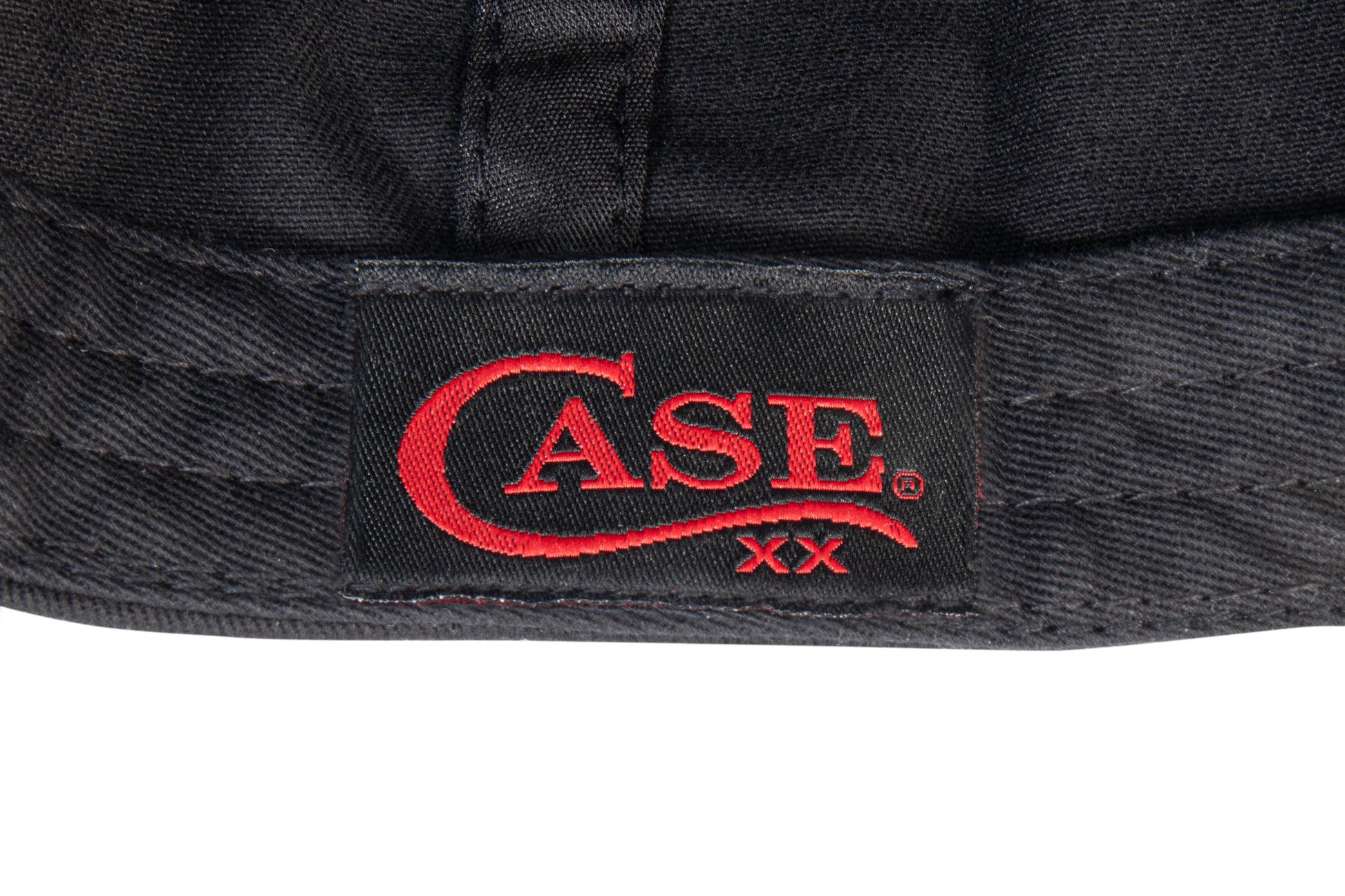 Black 5 Panel Cap Embroidered Logo