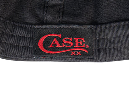 Black 5 Panel Cap Embroidered Logo