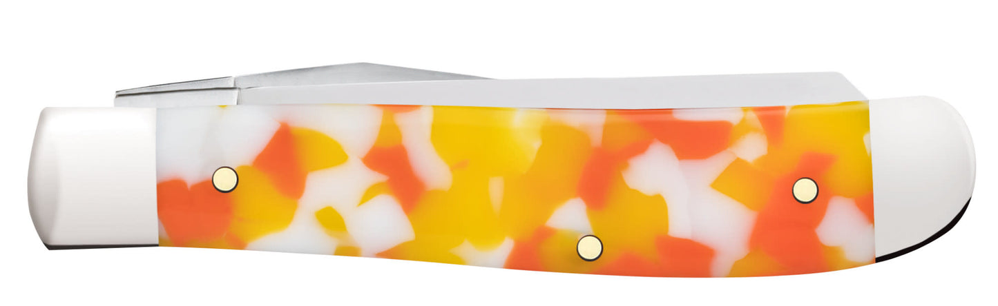 Smooth Candy Corn Kirinite® Mini Trapper closed.