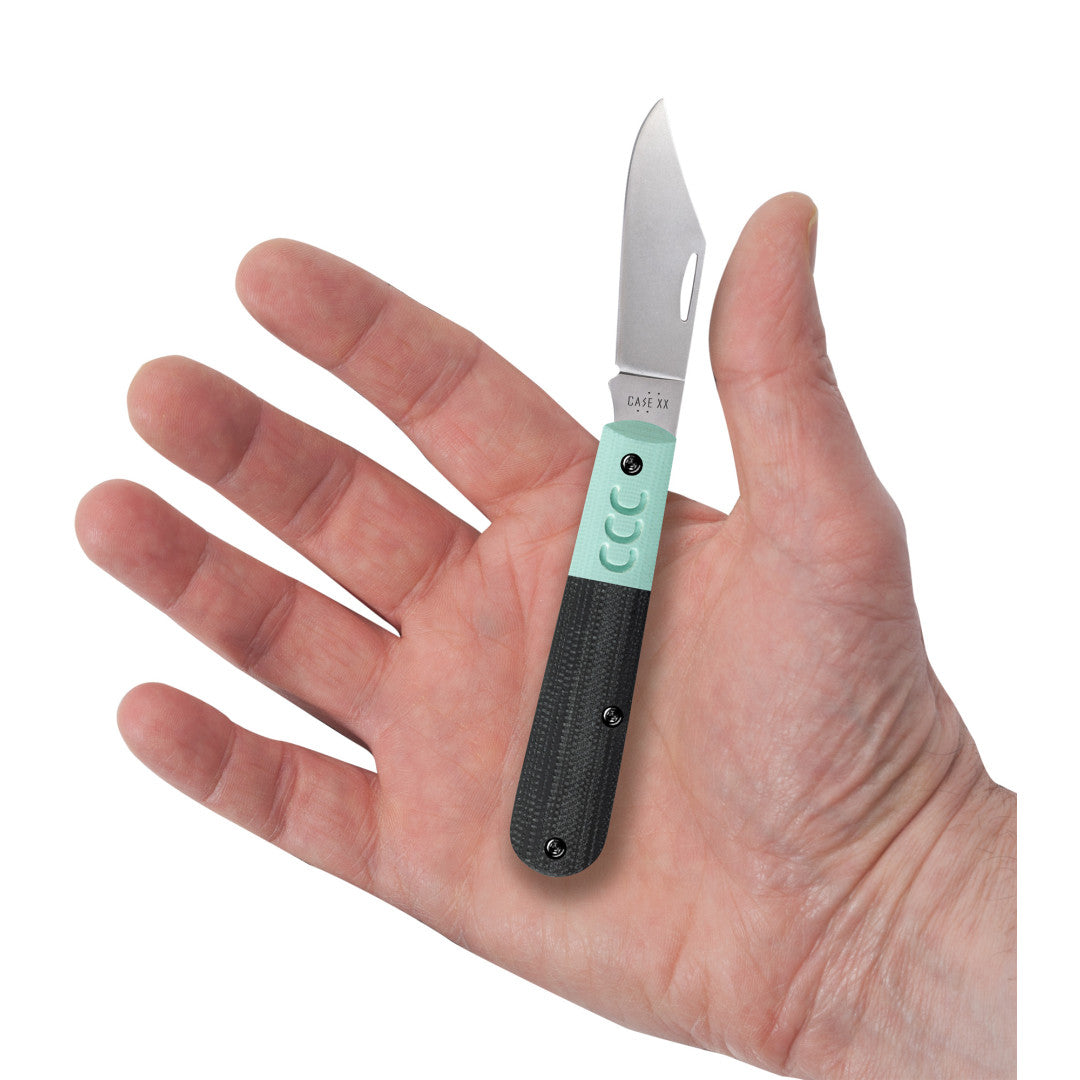CCC® Black and Teal G-10 Crossroads Barlow
in Hand