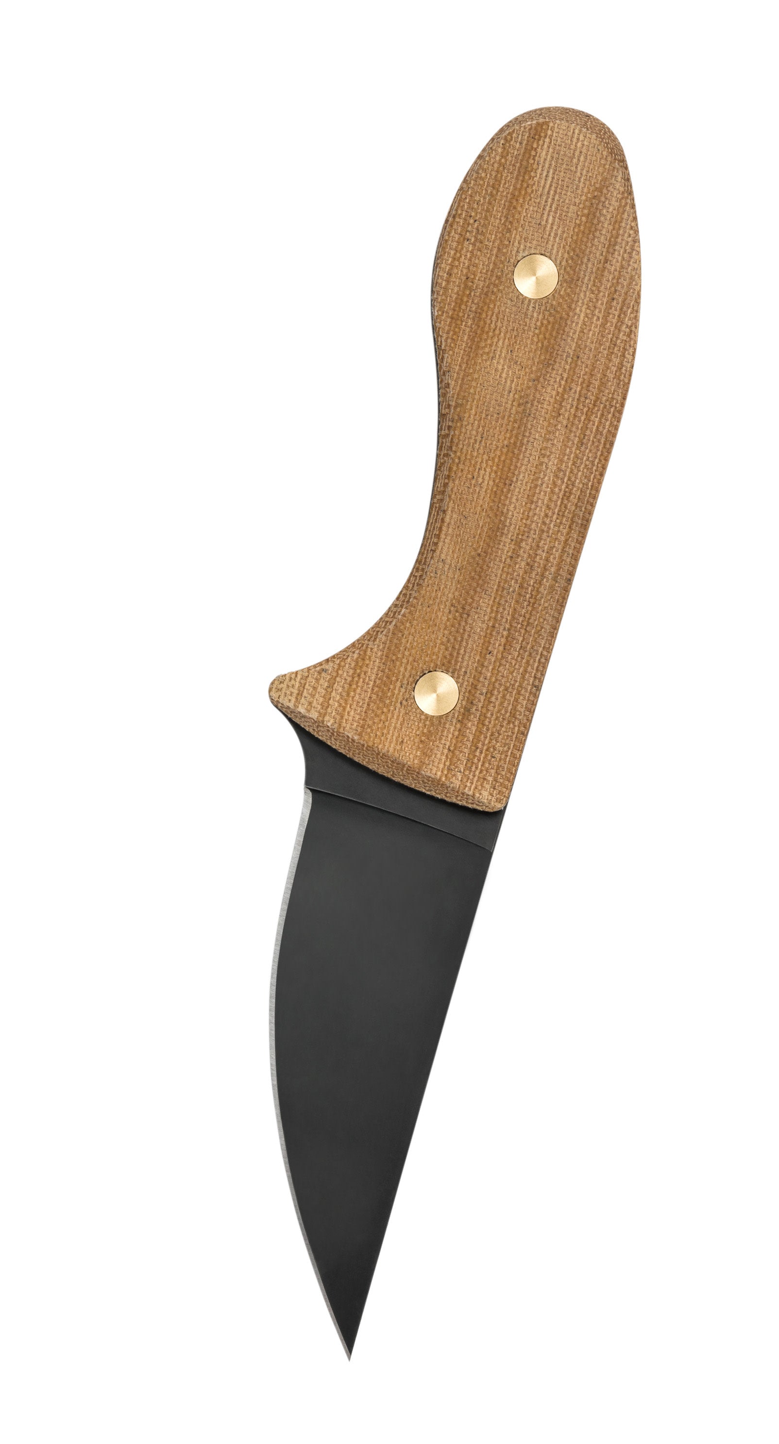 Laramy Miller Smooth Natural Micarta® Sasquatch Skinner Back View