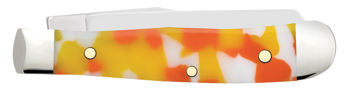 Smooth Candy Corn Kirinite® Tiny Trapper closed.