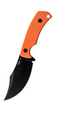 Orange Textured G-10 with Hunter CT3 Front View