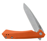 Orange Anodized Aluminum Kinzua® Knife Dimensions