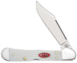 SparXX™ Standard Jig White Synthetic Mini Copperlock Knife Front View