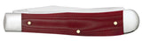 USMC® Smooth Red G-10 Trapper Knife Closed