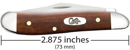 Smooth Chestnut Bone Peanut Knife Dimensions