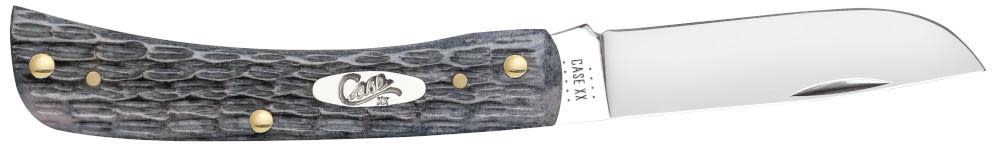 Pocket Worn® Crandall Jig Gray Bone Sod Buster® Jr Knife Open