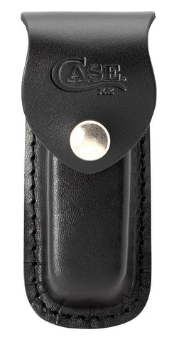 Front view of the Black Medium Sheath with Job Case Imprint
