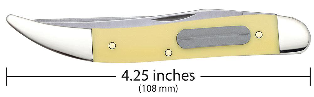 Yellow Synthetic Fishing Knife Dimensions