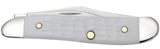 SparXX™ Standard Jig White Synthetic Peanut Knife Closed