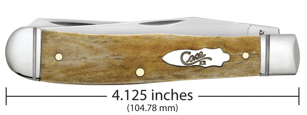 Smooth Antique Bone Trapper Knife Dimensions