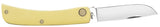 Yellow Synthetic Sod Buster Jr® Knife Open