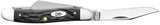 Rough Black® Synthetic Medium Stockman Knife with 1 blade open