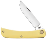 Yellow Synthetic Sod Buster Jr® Knife Front View