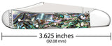 Abalone Mini CopperLock® Knife Dimensions