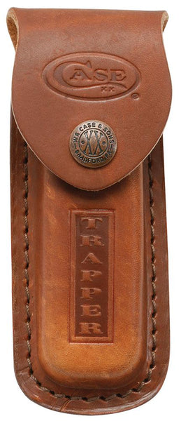 Case XX™ Brown Braided Leather Lanyard CordPocket Knife 50124