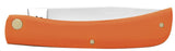 Orange Synthetic Sod Buster Jr® Knife Closed