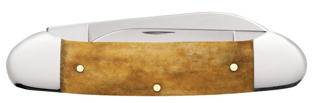U.S. Navy® Antique Bone Canoe Knife Closed