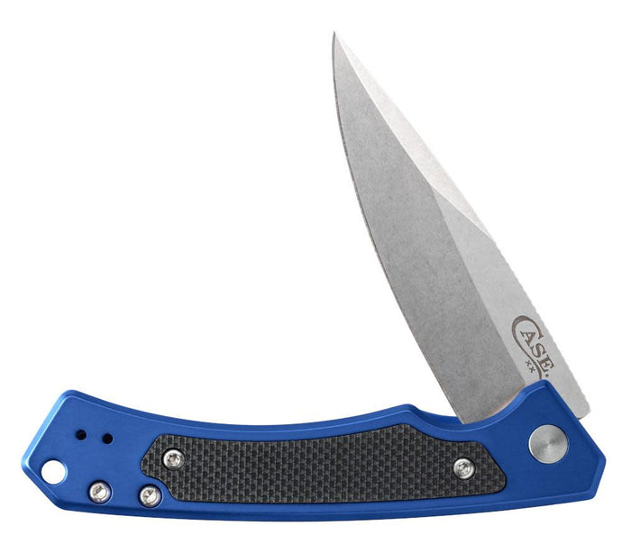 Blue Anodized Aluminum G-10 Marilla® Knife Open